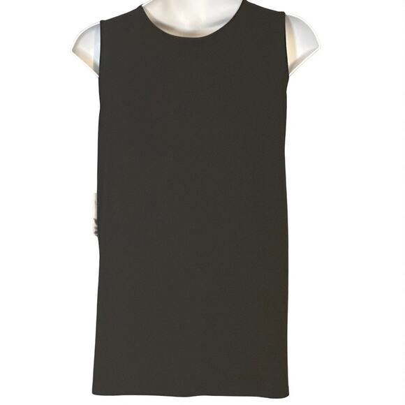 Habitat Black Layering Tunic Top Size XL Sleeveless Scoop Neck Jersey Fabric NWT - Picture 6 of 8